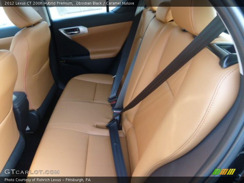 Obsidian Black / Caramel Nuluxe 2012 Lexus CT 200h Hybrid Premium