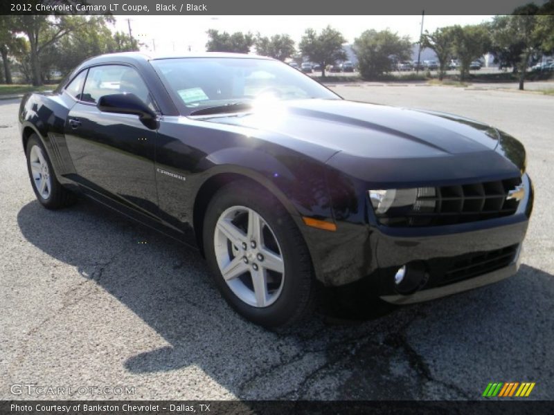 Black / Black 2012 Chevrolet Camaro LT Coupe