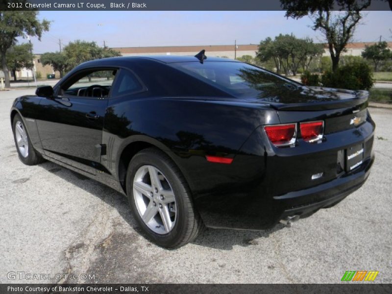 Black / Black 2012 Chevrolet Camaro LT Coupe