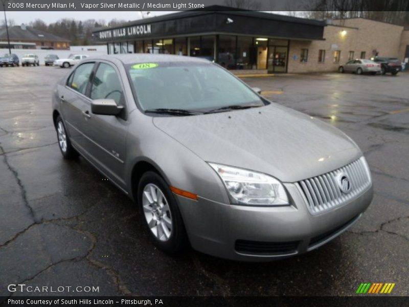 Vapor Silver Metallic / Medium Light Stone 2008 Mercury Milan I4