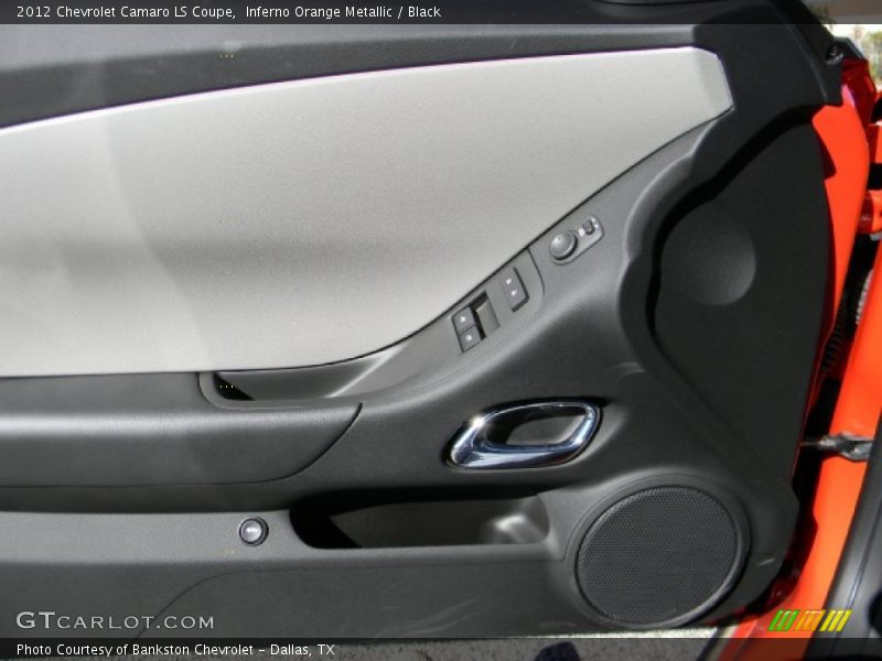 Inferno Orange Metallic / Black 2012 Chevrolet Camaro LS Coupe