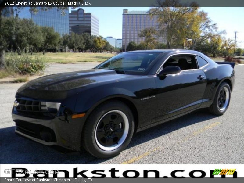 Black / Black 2012 Chevrolet Camaro LS Coupe