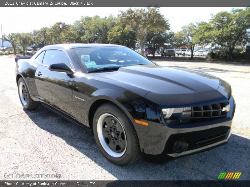 Black / Black 2012 Chevrolet Camaro LS Coupe