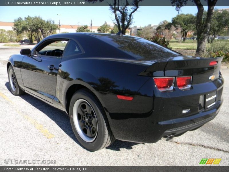 Black / Black 2012 Chevrolet Camaro LS Coupe