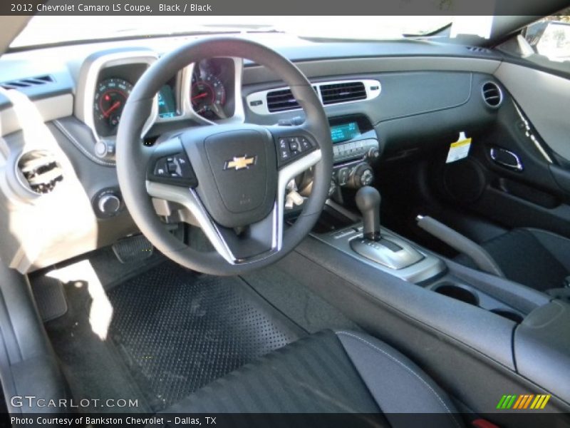 Black / Black 2012 Chevrolet Camaro LS Coupe