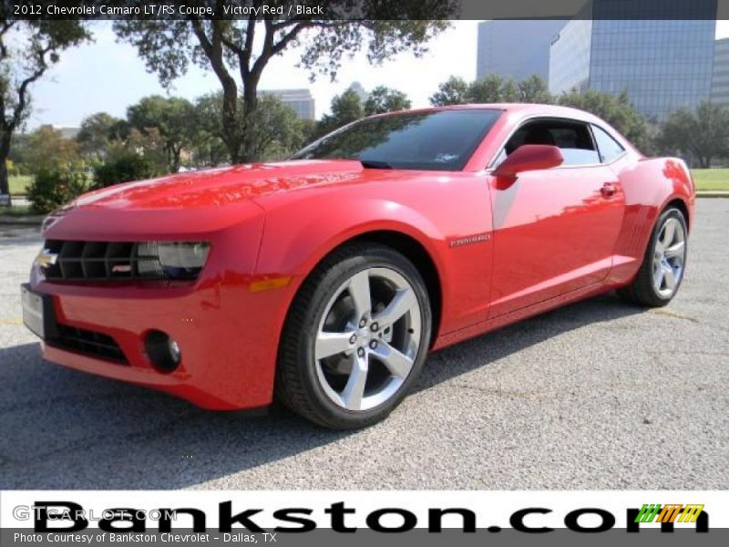 Victory Red / Black 2012 Chevrolet Camaro LT/RS Coupe
