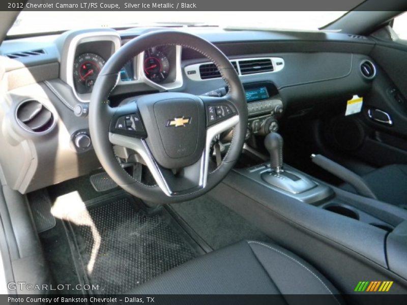Silver Ice Metallic / Black 2012 Chevrolet Camaro LT/RS Coupe