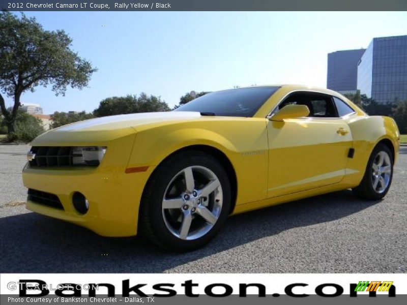 Rally Yellow / Black 2012 Chevrolet Camaro LT Coupe