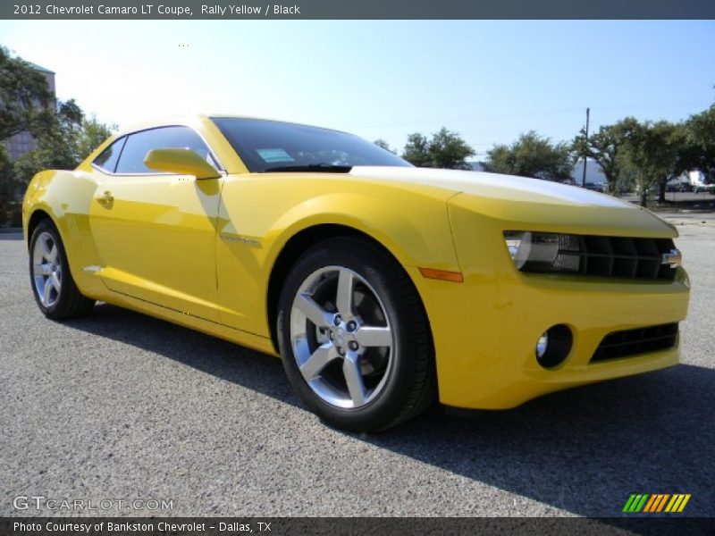 Rally Yellow / Black 2012 Chevrolet Camaro LT Coupe