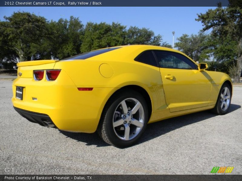 Rally Yellow / Black 2012 Chevrolet Camaro LT Coupe