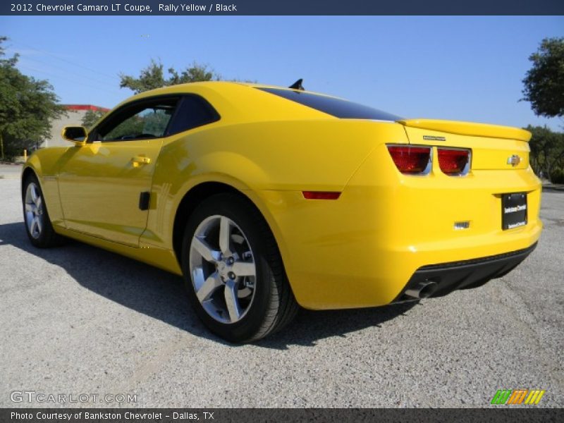 Rally Yellow / Black 2012 Chevrolet Camaro LT Coupe