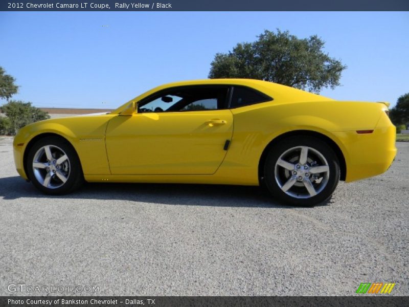 Rally Yellow / Black 2012 Chevrolet Camaro LT Coupe
