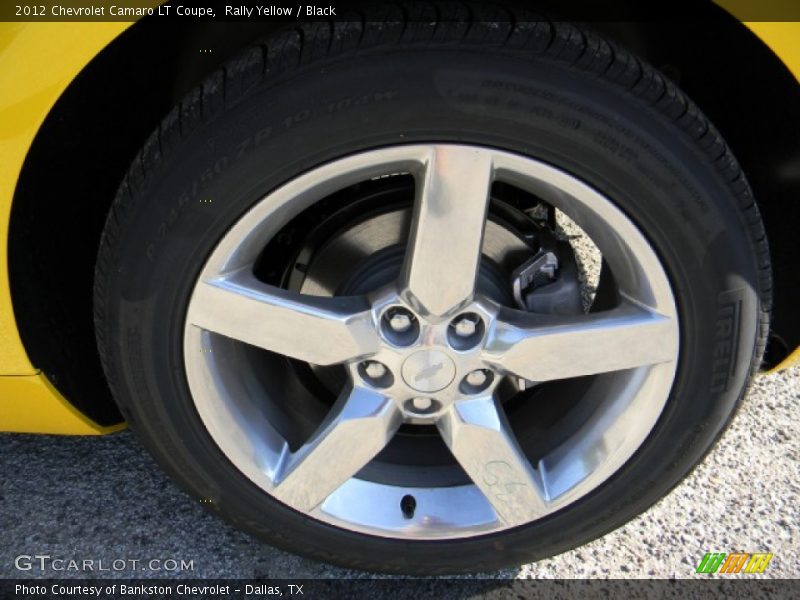 Rally Yellow / Black 2012 Chevrolet Camaro LT Coupe