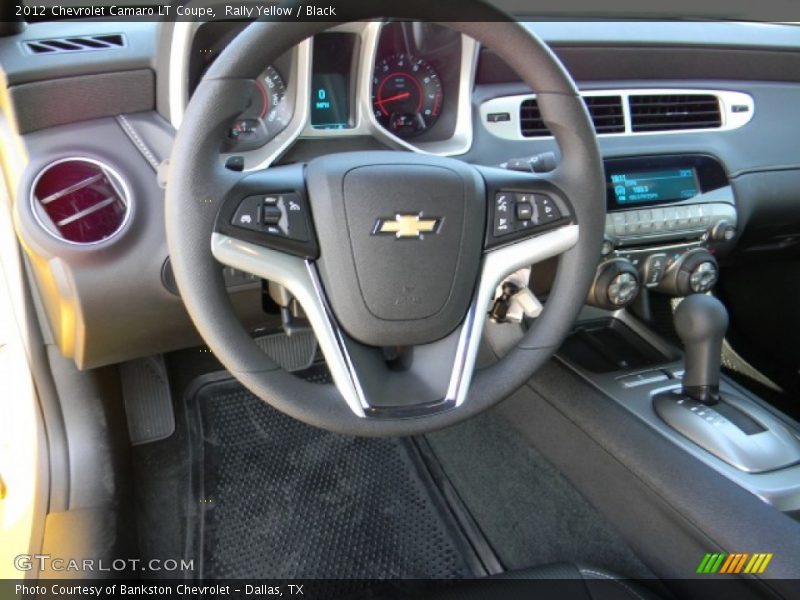 Rally Yellow / Black 2012 Chevrolet Camaro LT Coupe