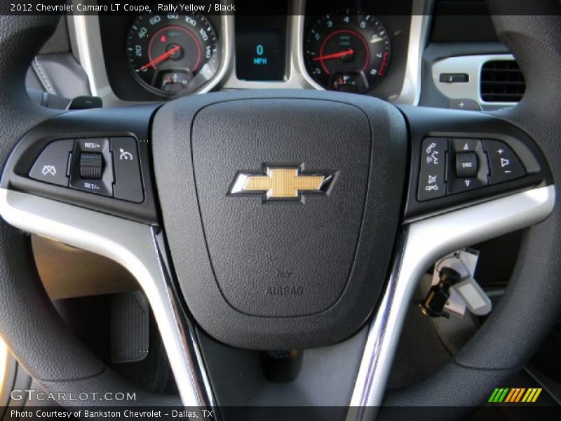 Rally Yellow / Black 2012 Chevrolet Camaro LT Coupe