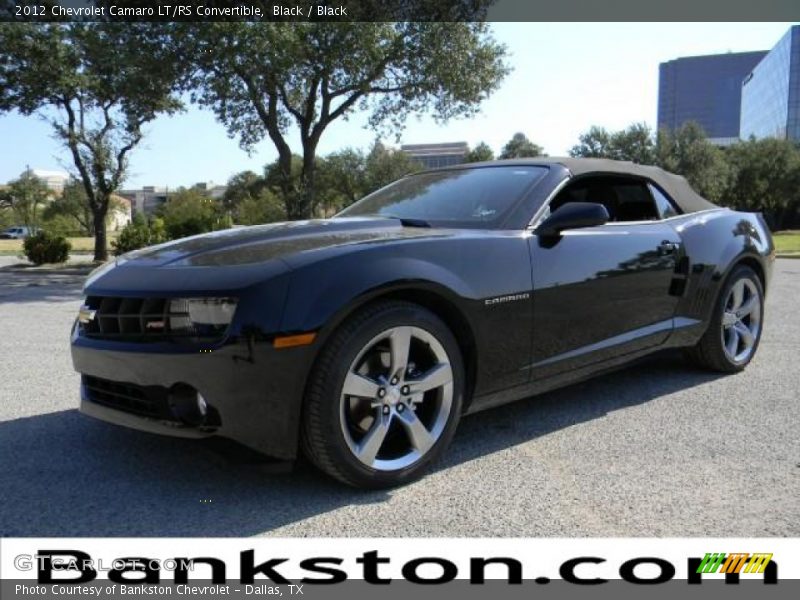 Black / Black 2012 Chevrolet Camaro LT/RS Convertible