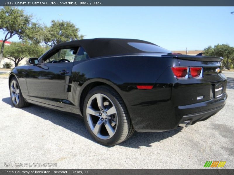 Black / Black 2012 Chevrolet Camaro LT/RS Convertible