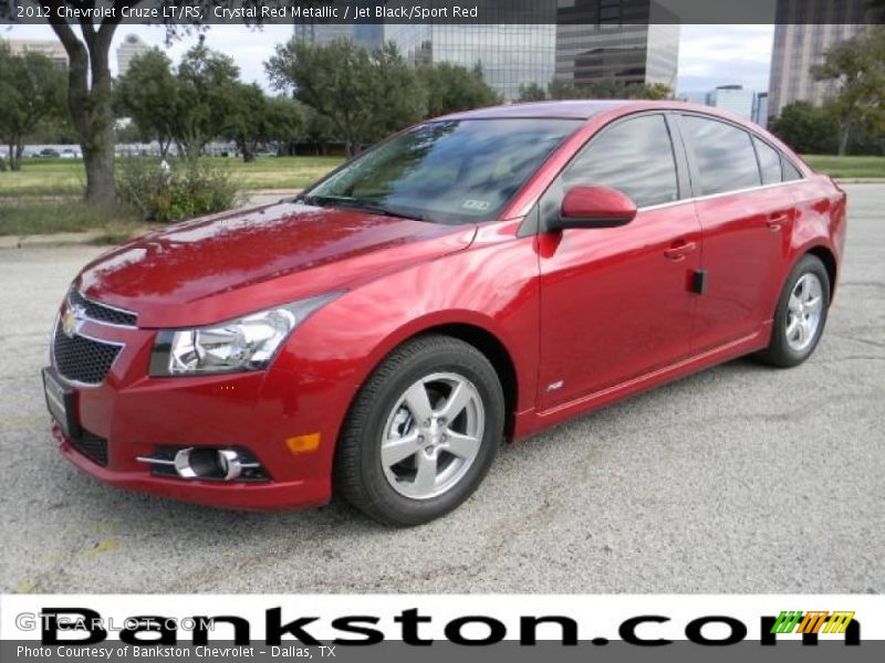 Crystal Red Metallic / Jet Black/Sport Red 2012 Chevrolet Cruze LT/RS