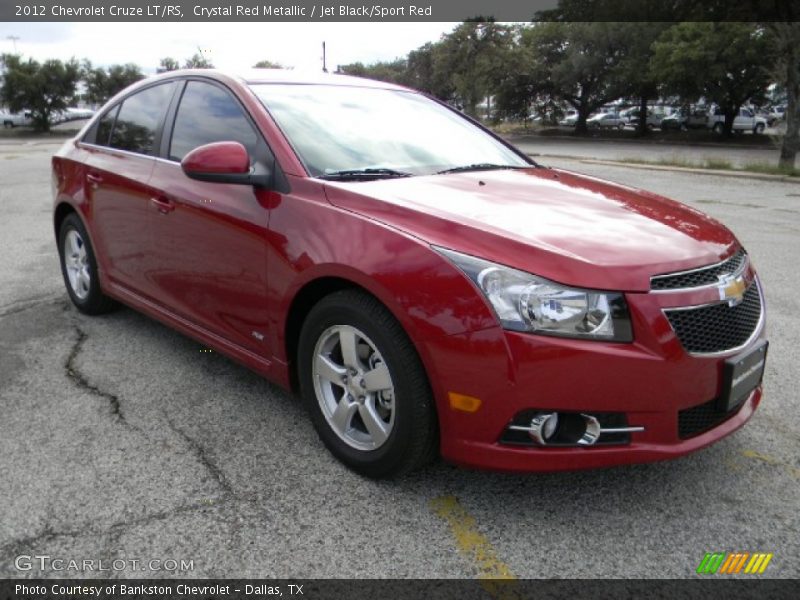 Crystal Red Metallic / Jet Black/Sport Red 2012 Chevrolet Cruze LT/RS