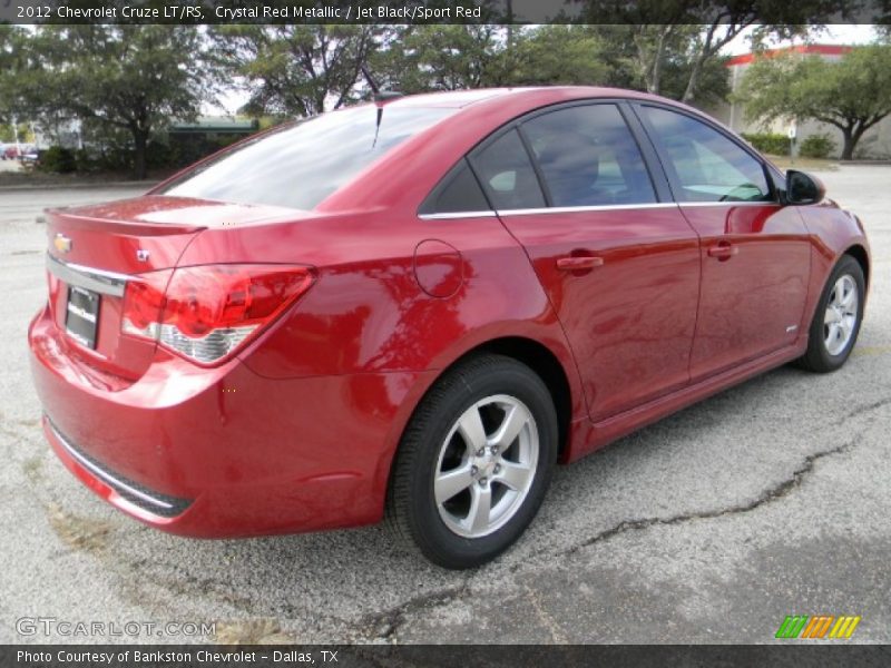 Crystal Red Metallic / Jet Black/Sport Red 2012 Chevrolet Cruze LT/RS