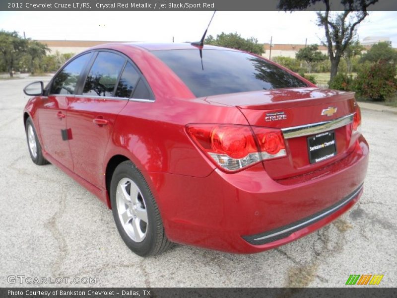 Crystal Red Metallic / Jet Black/Sport Red 2012 Chevrolet Cruze LT/RS