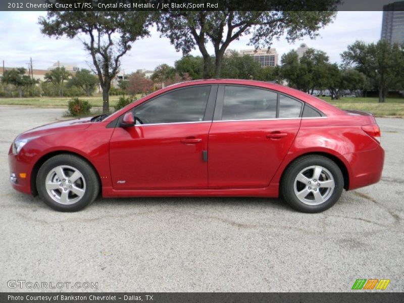 Crystal Red Metallic / Jet Black/Sport Red 2012 Chevrolet Cruze LT/RS