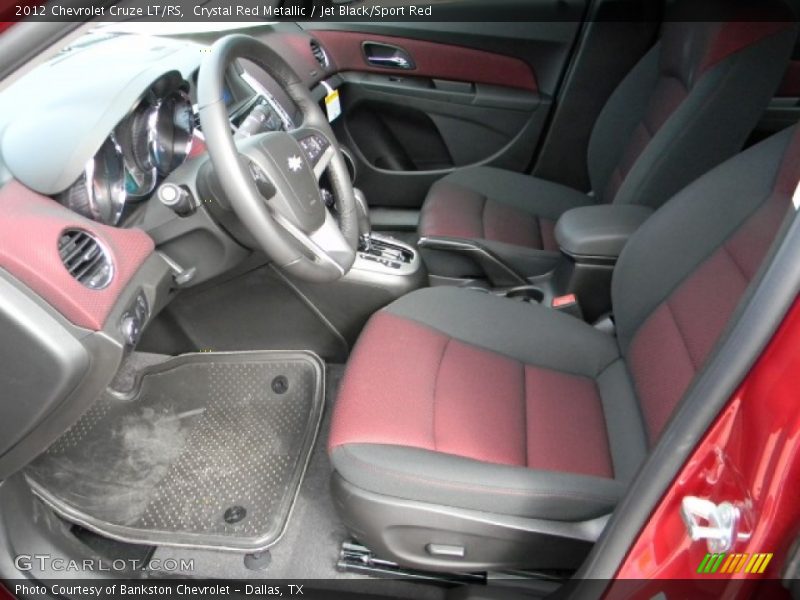 Crystal Red Metallic / Jet Black/Sport Red 2012 Chevrolet Cruze LT/RS