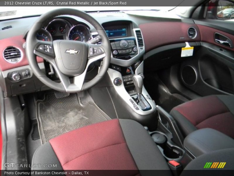 Crystal Red Metallic / Jet Black/Sport Red 2012 Chevrolet Cruze LT/RS