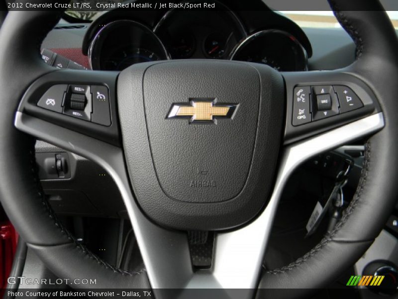 Crystal Red Metallic / Jet Black/Sport Red 2012 Chevrolet Cruze LT/RS