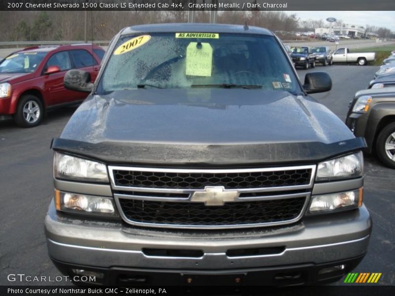 Graystone Metallic / Dark Charcoal 2007 Chevrolet Silverado 1500 Classic LS Extended Cab 4x4