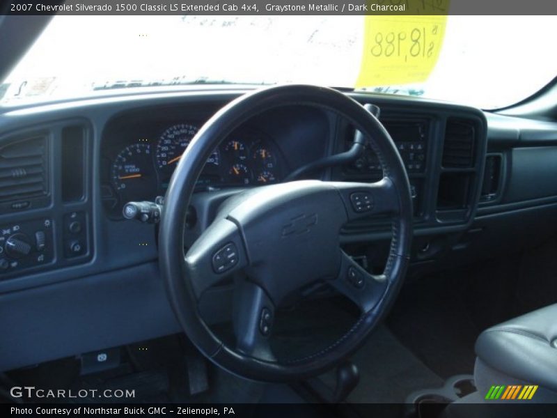 Graystone Metallic / Dark Charcoal 2007 Chevrolet Silverado 1500 Classic LS Extended Cab 4x4