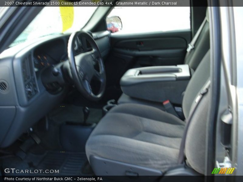 Graystone Metallic / Dark Charcoal 2007 Chevrolet Silverado 1500 Classic LS Extended Cab 4x4