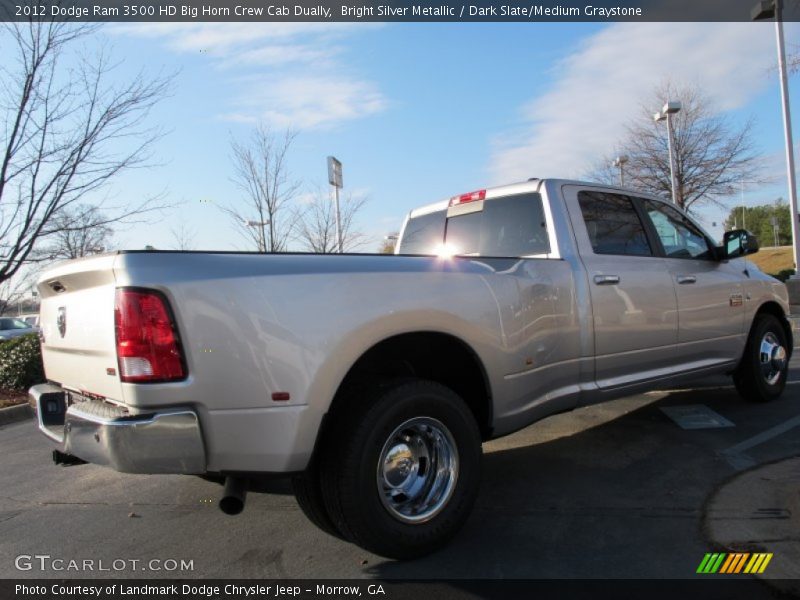 Bright Silver Metallic / Dark Slate/Medium Graystone 2012 Dodge Ram 3500 HD Big Horn Crew Cab Dually