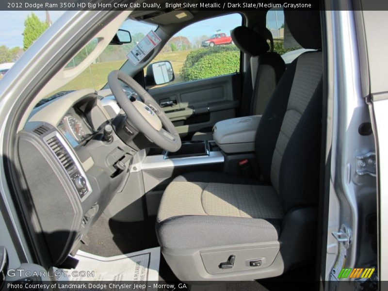 Bright Silver Metallic / Dark Slate/Medium Graystone 2012 Dodge Ram 3500 HD Big Horn Crew Cab Dually