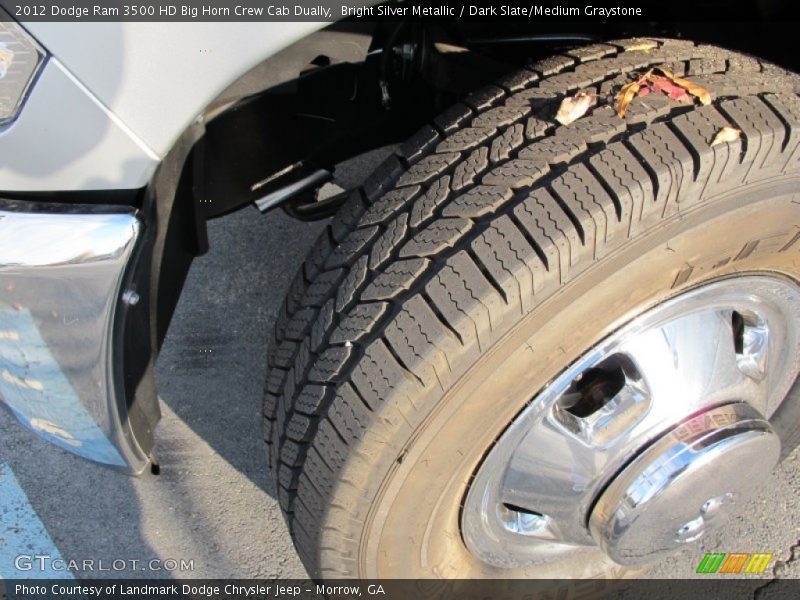 Bright Silver Metallic / Dark Slate/Medium Graystone 2012 Dodge Ram 3500 HD Big Horn Crew Cab Dually
