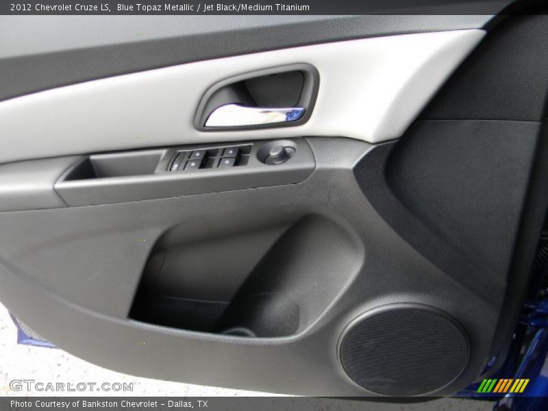 Blue Topaz Metallic / Jet Black/Medium Titanium 2012 Chevrolet Cruze LS