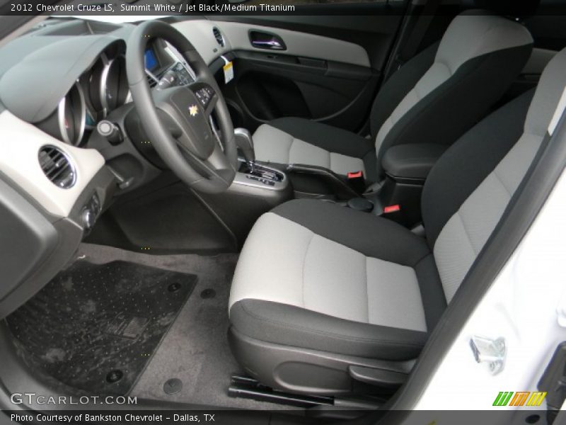 Summit White / Jet Black/Medium Titanium 2012 Chevrolet Cruze LS