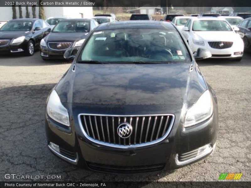 Carbon Black Metallic / Ebony 2012 Buick Regal