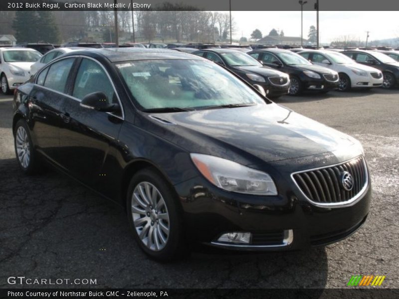 Carbon Black Metallic / Ebony 2012 Buick Regal