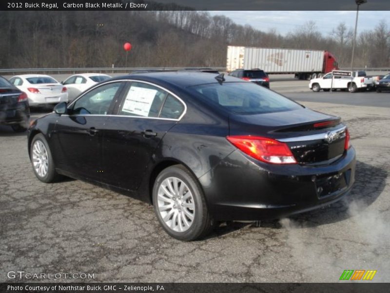 Carbon Black Metallic / Ebony 2012 Buick Regal