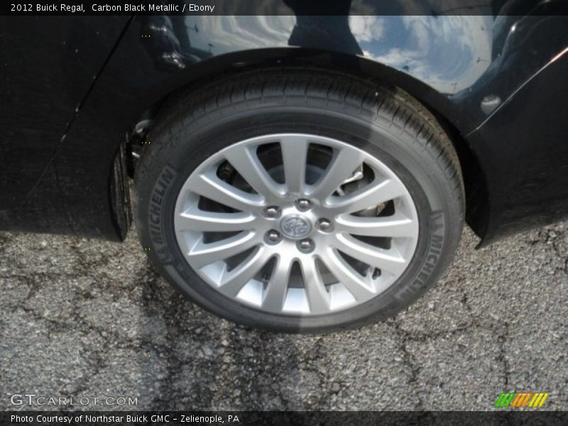 Carbon Black Metallic / Ebony 2012 Buick Regal