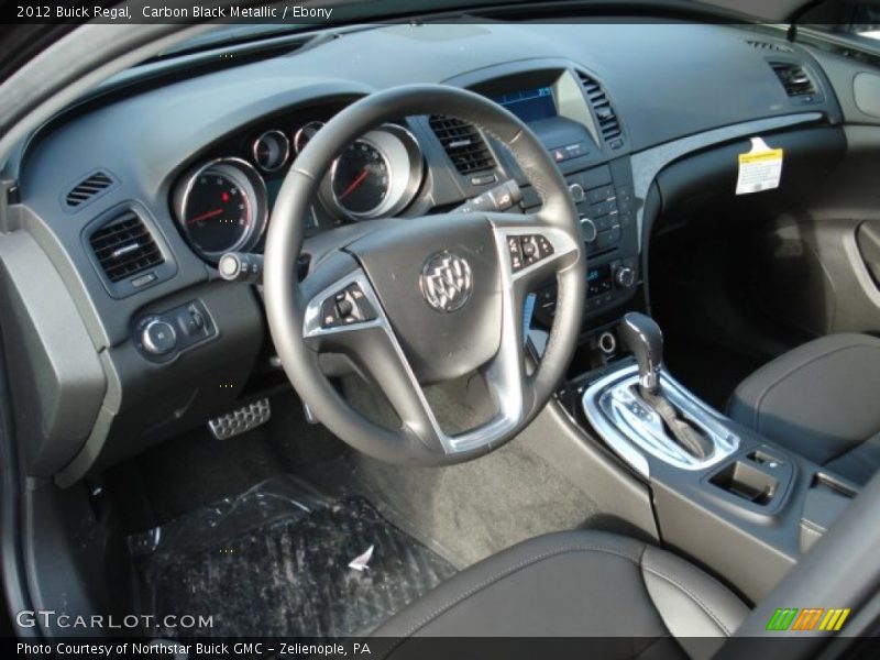 Carbon Black Metallic / Ebony 2012 Buick Regal