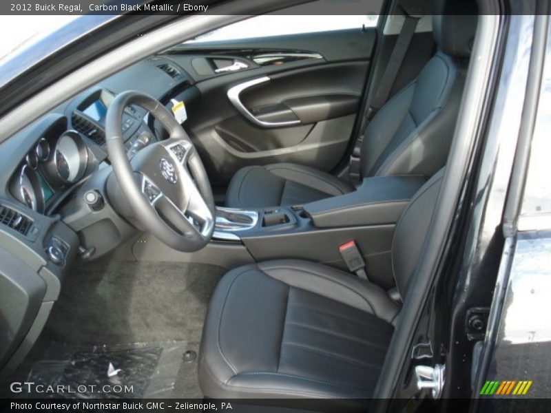 Carbon Black Metallic / Ebony 2012 Buick Regal