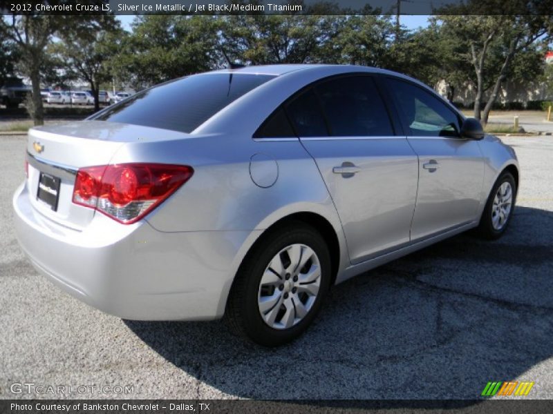 Silver Ice Metallic / Jet Black/Medium Titanium 2012 Chevrolet Cruze LS