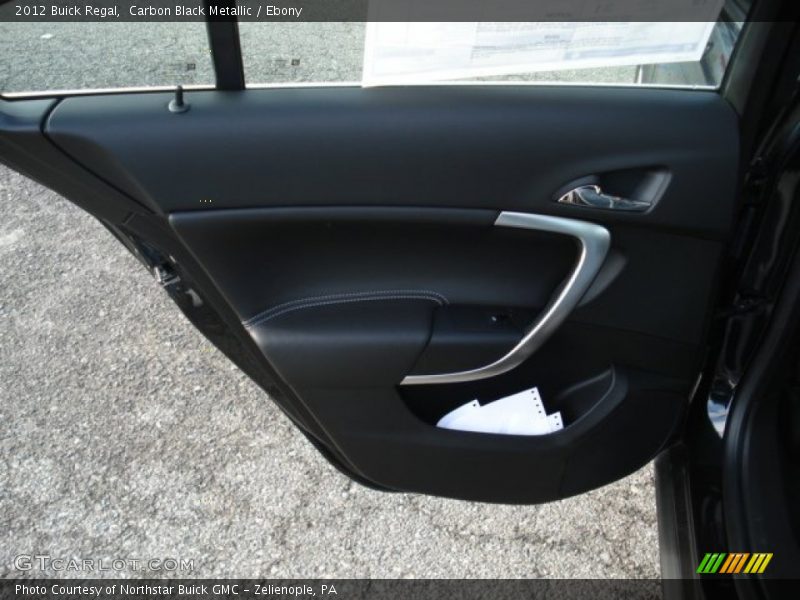 Carbon Black Metallic / Ebony 2012 Buick Regal