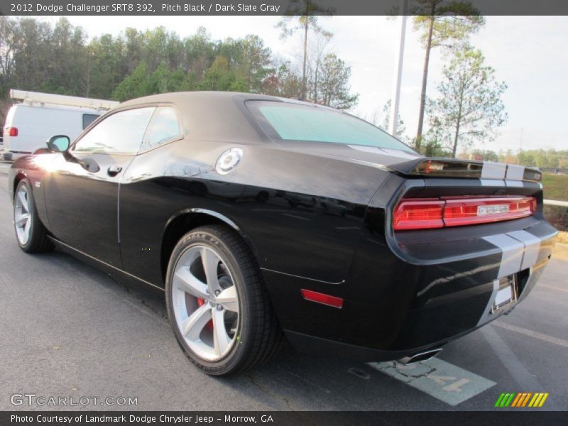 Pitch Black / Dark Slate Gray 2012 Dodge Challenger SRT8 392