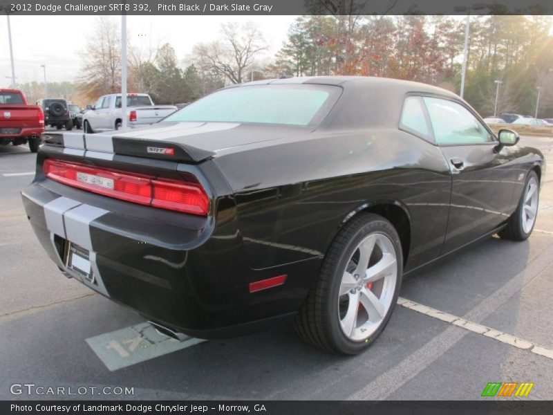 Pitch Black / Dark Slate Gray 2012 Dodge Challenger SRT8 392