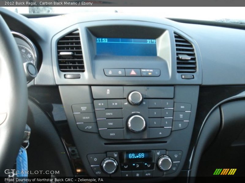 Carbon Black Metallic / Ebony 2012 Buick Regal