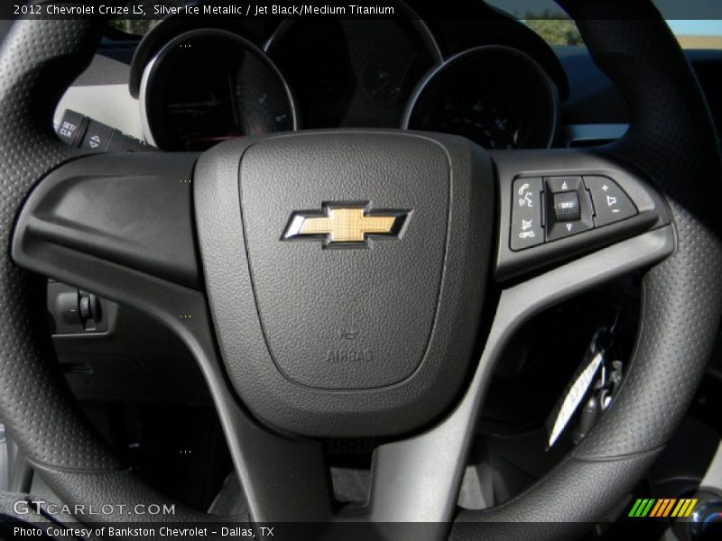 Silver Ice Metallic / Jet Black/Medium Titanium 2012 Chevrolet Cruze LS