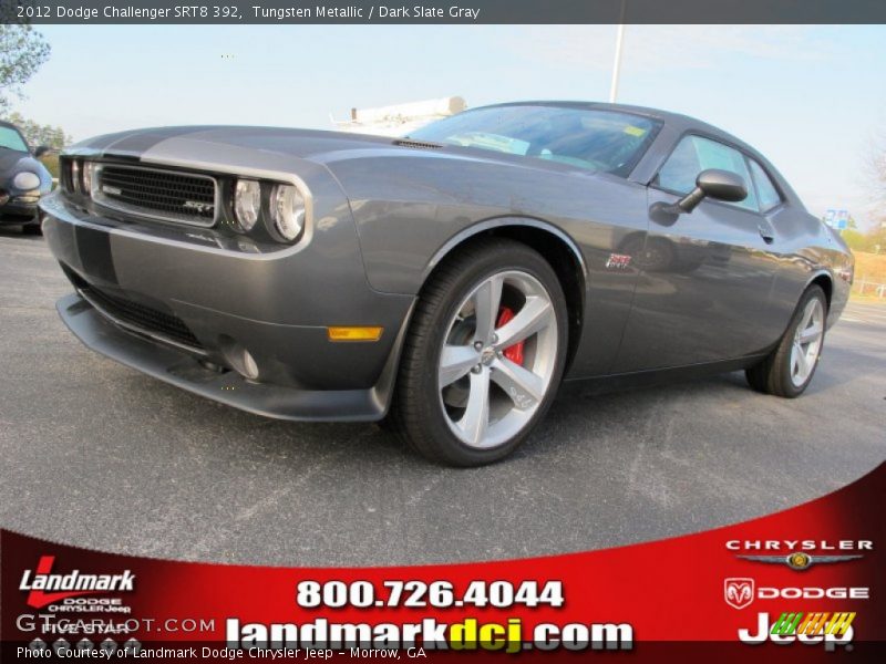 Tungsten Metallic / Dark Slate Gray 2012 Dodge Challenger SRT8 392